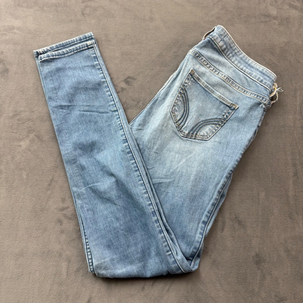 Hollister Jean Legging Light Wash Skinny Jeans W29 L31 9L Light Blue